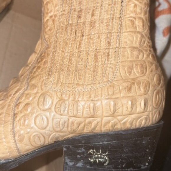 ? El Alacrán de Durango Men’s Crocodile Design Boots main image 7